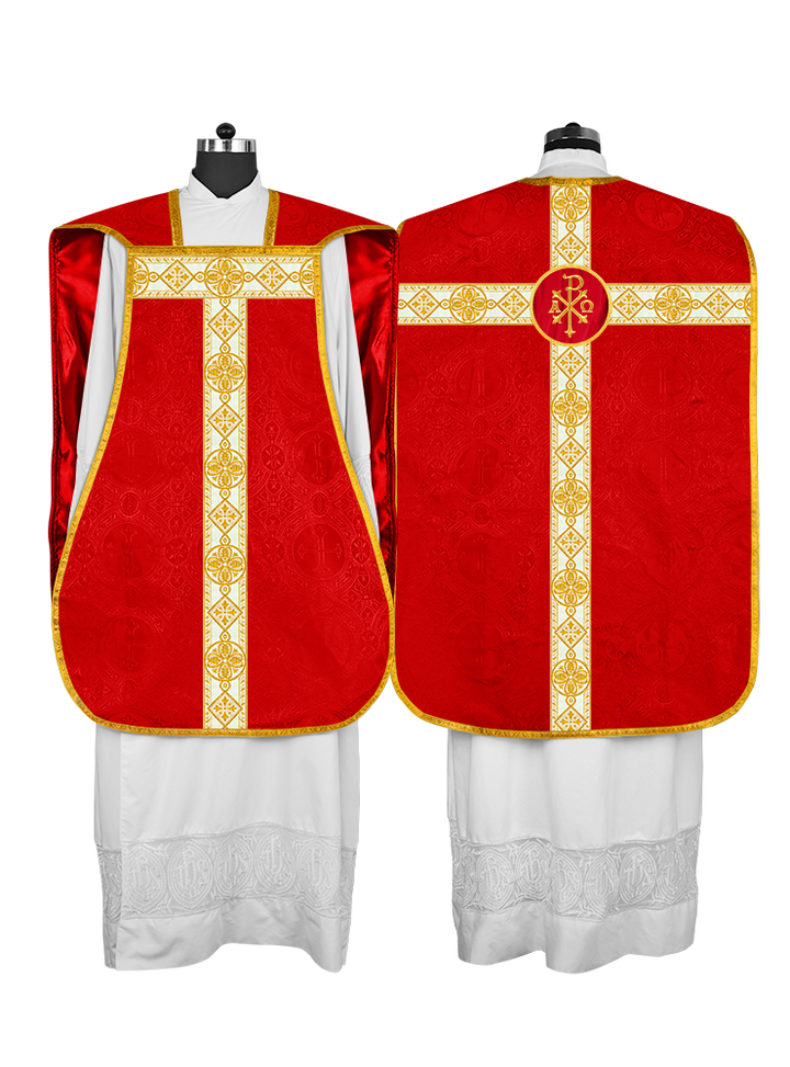 Fiddleback Vestment adorned with lace