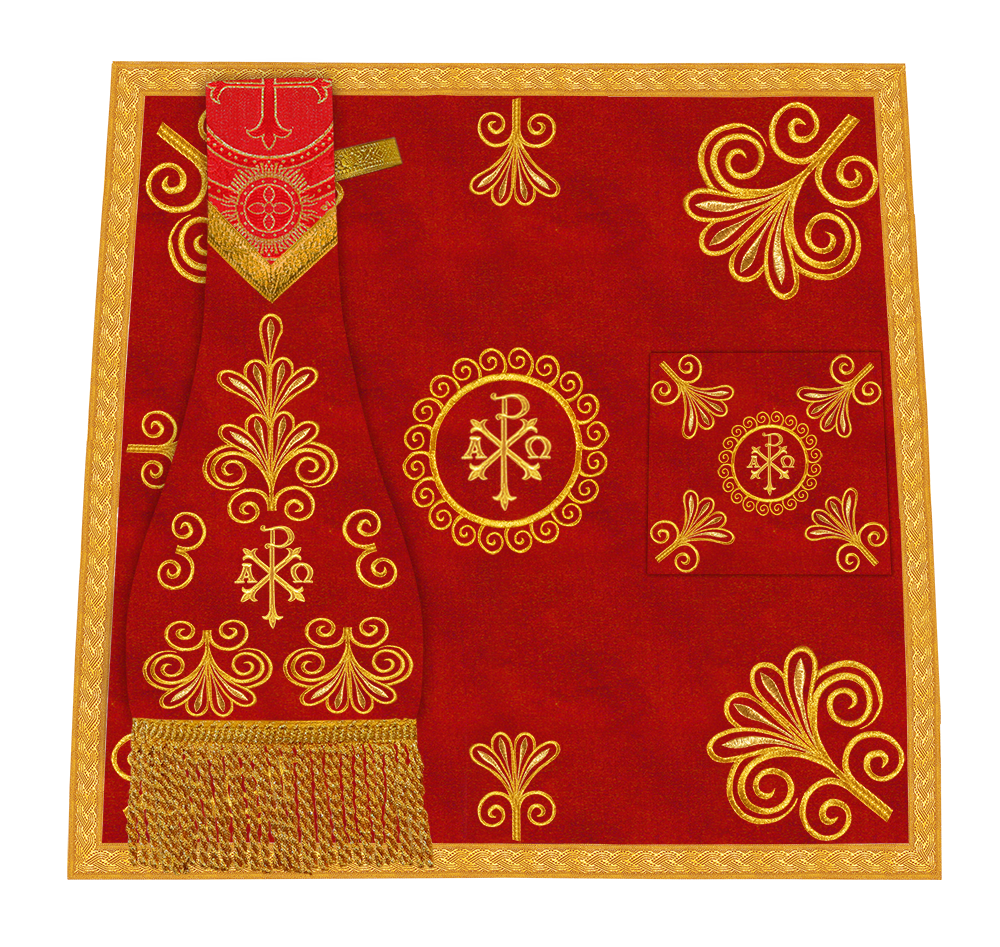 Elegant mass set with rich embroidery - Flourish collection