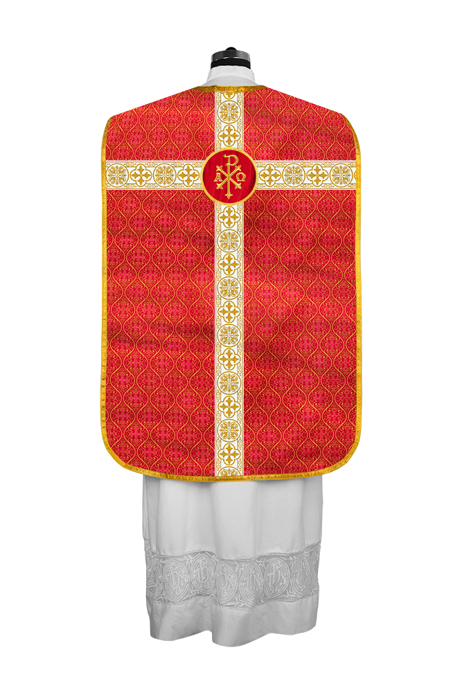 Fiddleback Vestment adorned with lace