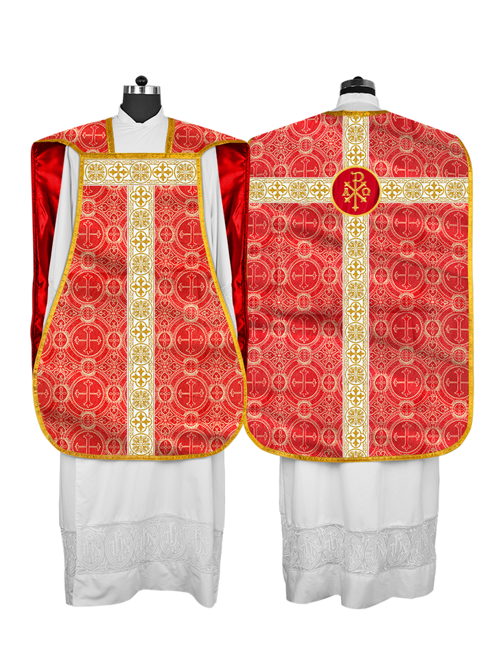 Fiddleback Vestment adorned with lace