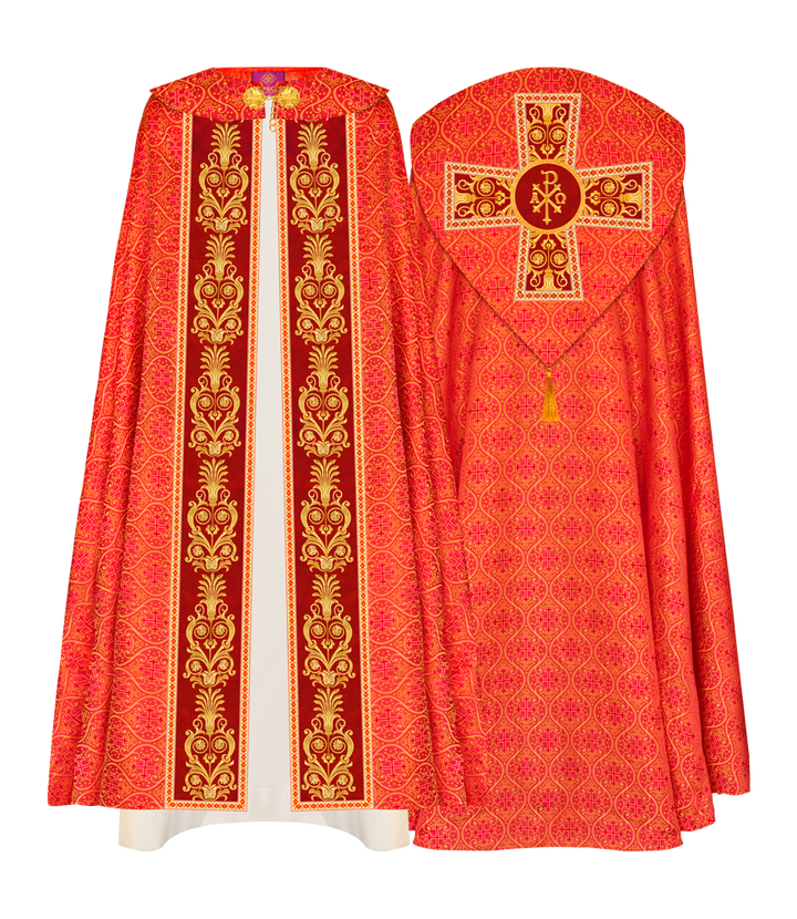 GOTHIC COPE WITH EMBROIDERED MOTIFS