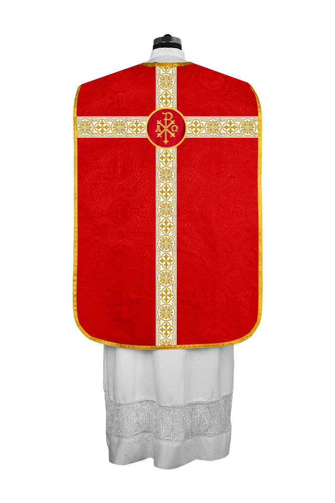 Fiddleback Vestment adorned with lace