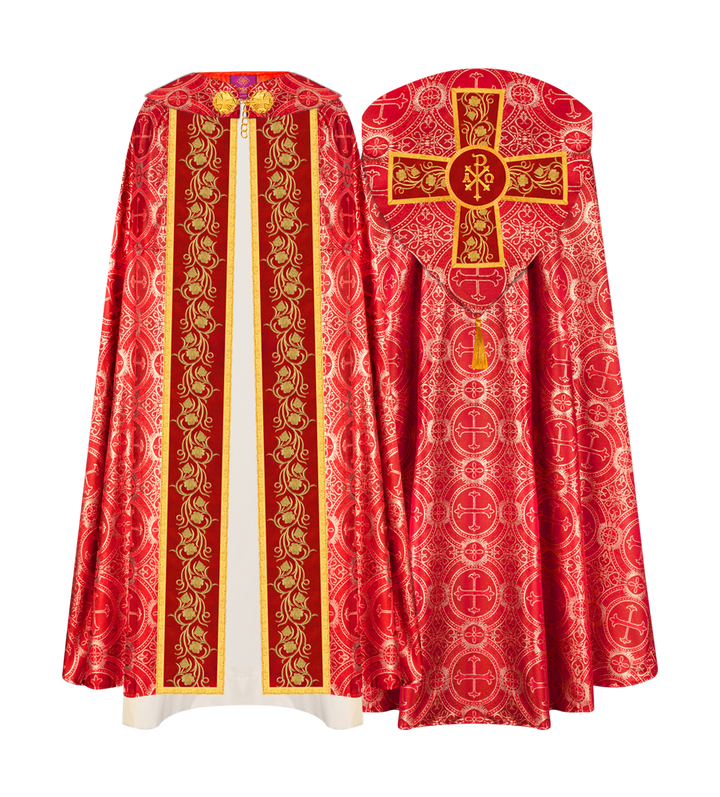 GOTHIC COPE VESTMENT WITH ORNATE EMBROIDERY