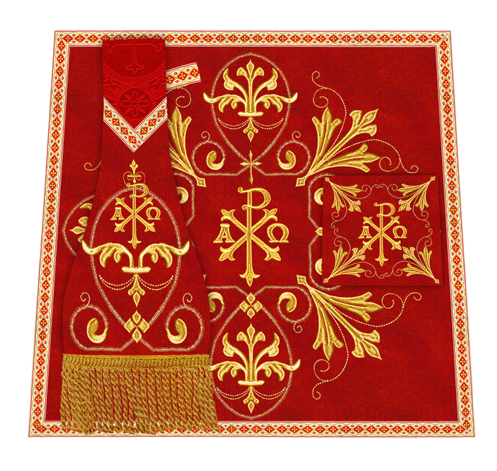 Spiritual Embroidery Mass Set Vestment