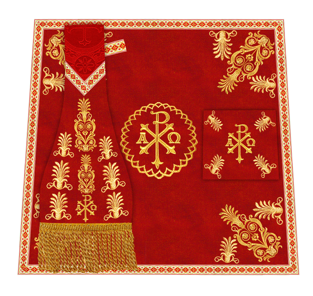 Embroidered Motif and Trims Mass Set