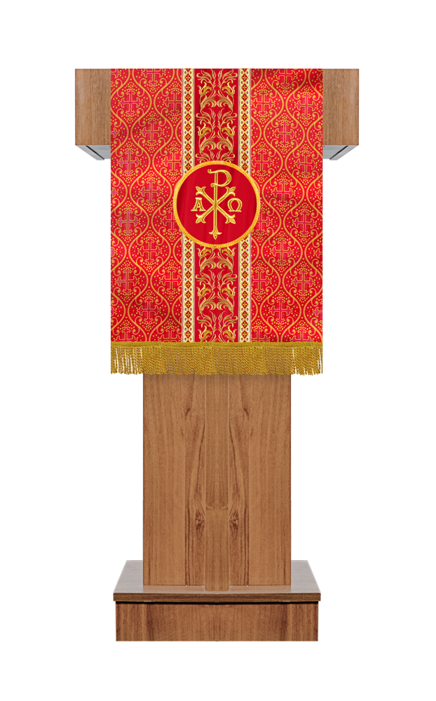 Pulpit/Lectern with Motif and Trims