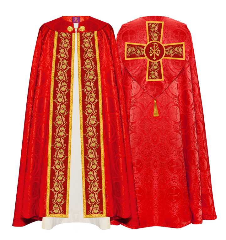 GOTHIC COPE VESTMENT WITH ORNATE EMBROIDERY
