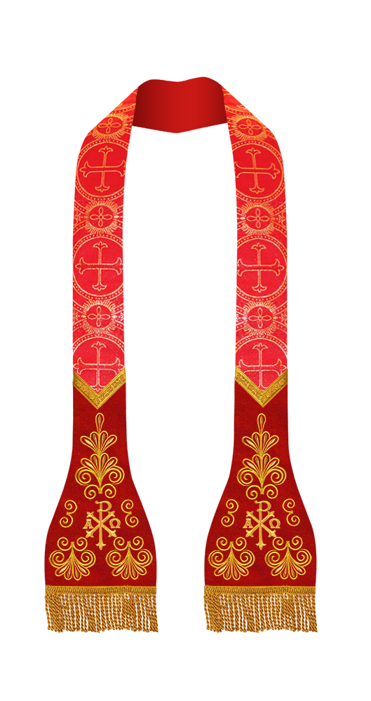 Roman stole with golden embroidery - Flourish collection