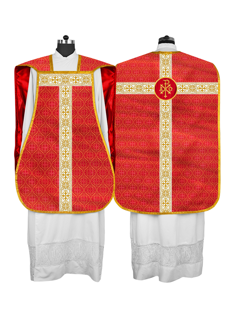 Fiddleback Vestment adorned with lace