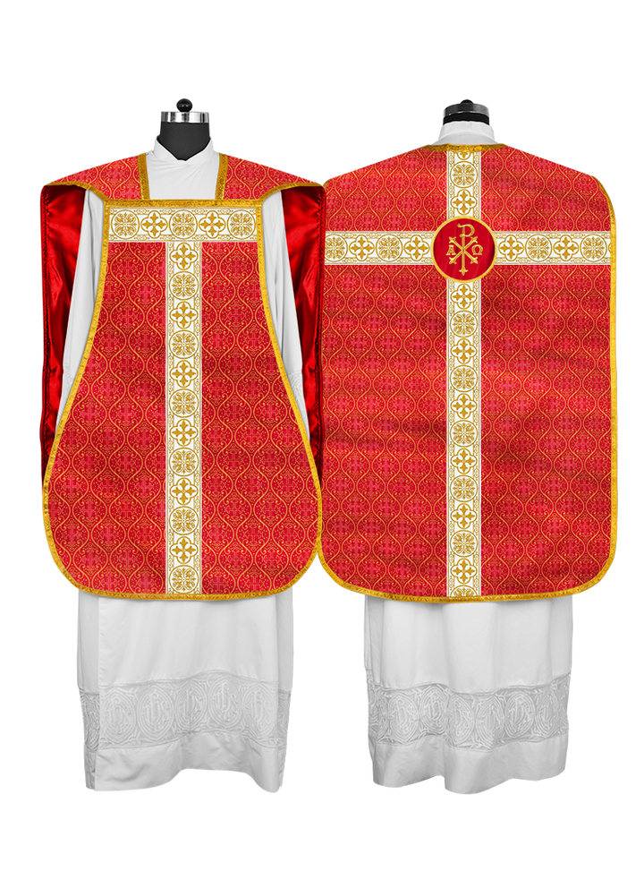 Fiddleback Vestment adorned with lace