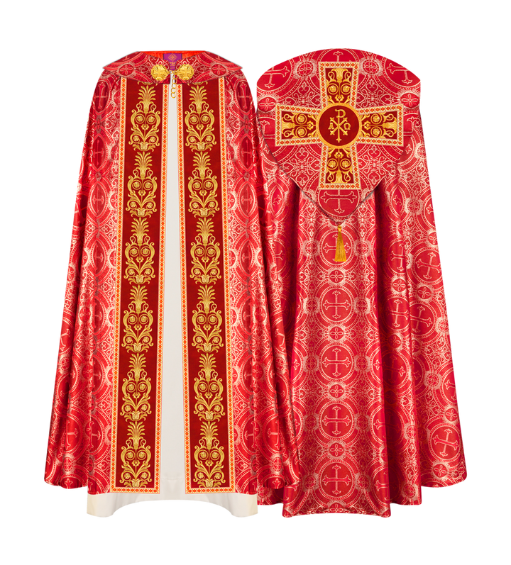 GOTHIC COPE WITH EMBROIDERED MOTIFS