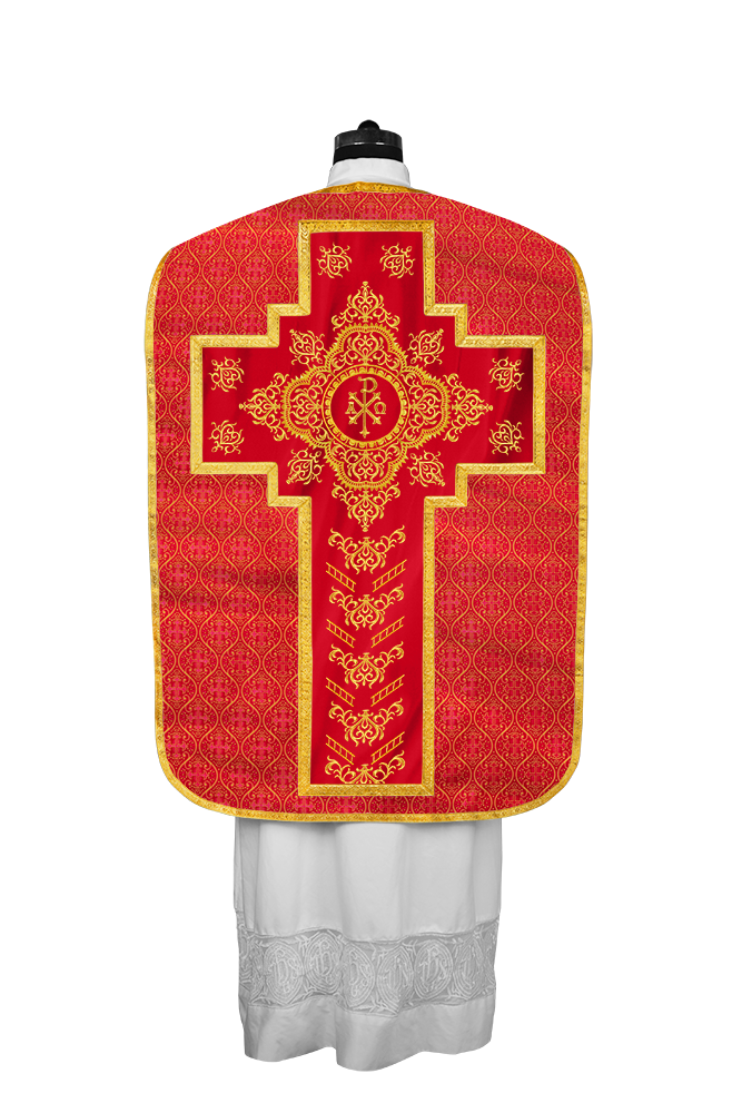 Fiddleback Vestment with Embroidered Orphrey