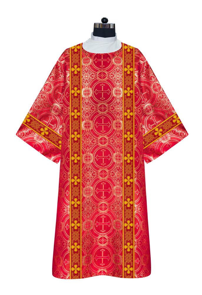 Deacon Dalmatic vestments with designer lace