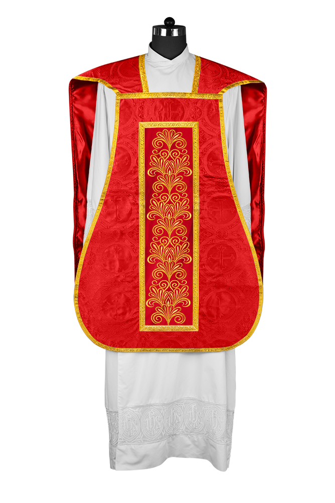 Traditional Roman chasuble vestment - Flourish collection