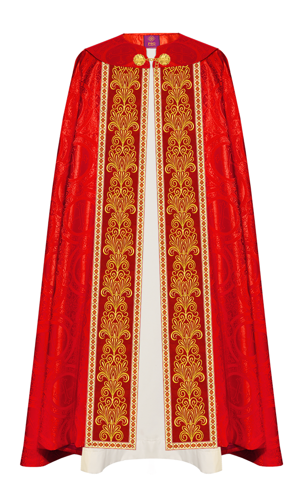 Gothic Cope vestments with Spiritual Motifs and Trims