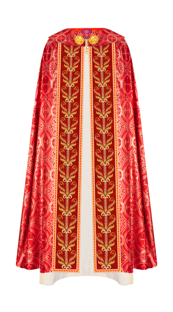 GOTHIC COPE VESTMENTS ADORNED WITH DETAILED BRAIDS
