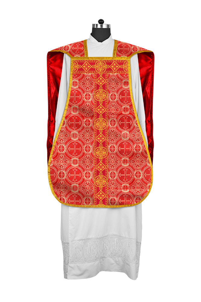 Embroidered Roman Chasuble Vestment