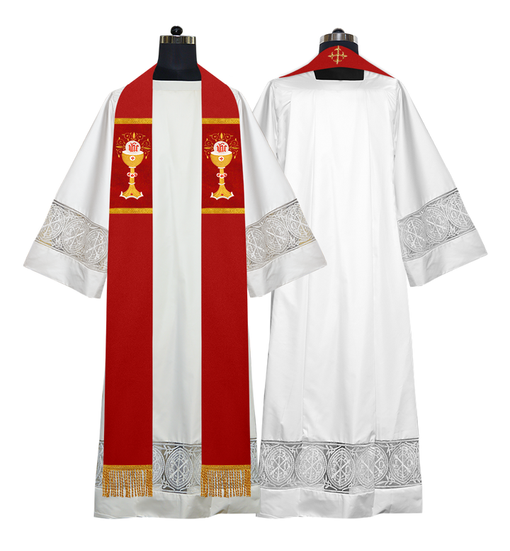 Solemn clergy overlay stole
