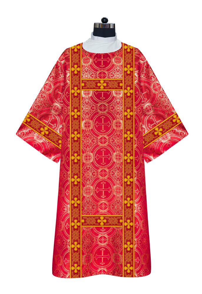 Deacon Dalmatic vestments with designer lace