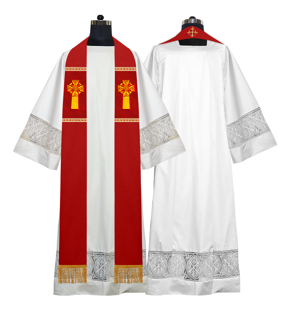 Celtic Cross Motif Gothic Stole