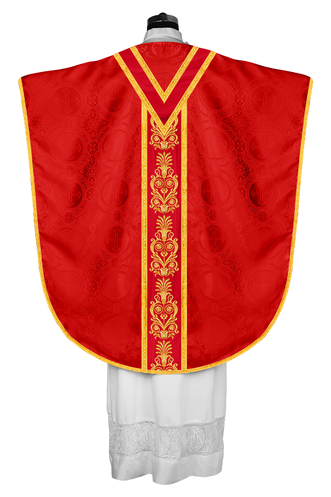 BORROMEAN CHASUBLE WITH ADORNED ORPHREY