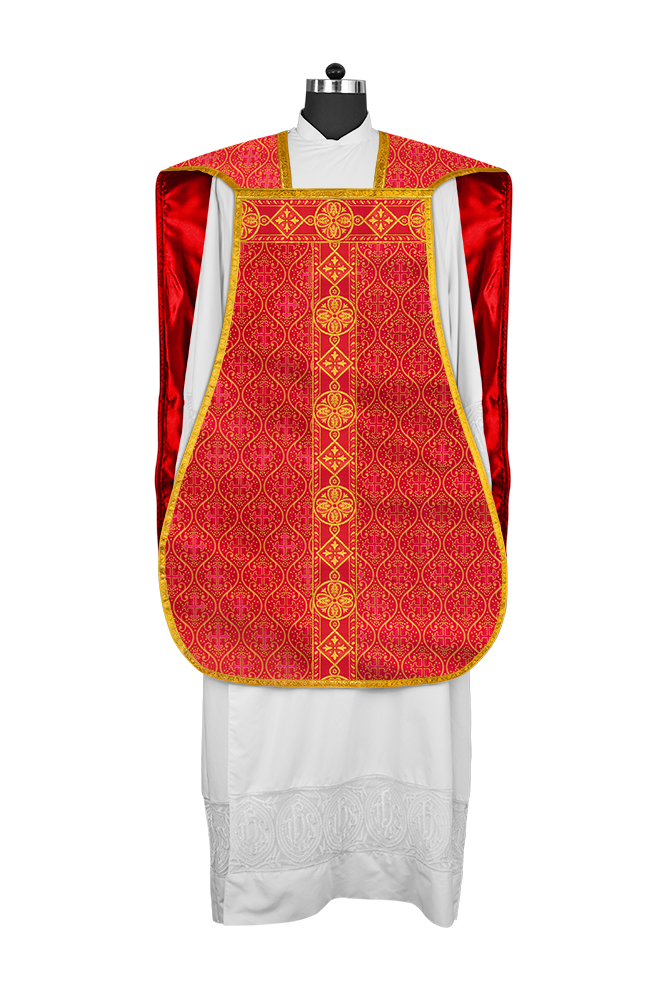 Embroidered Roman Chasuble Vestment