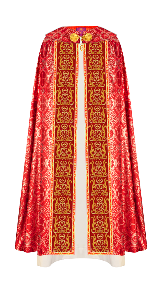 GOTHIC COPE VESTMENTS WITH ADORNED ORPHREY