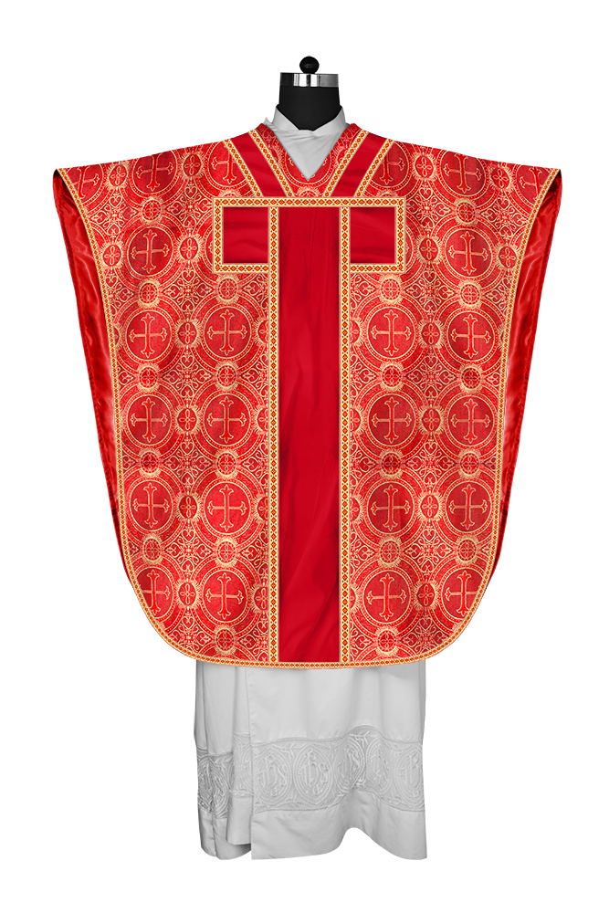 Borromean chasuble vestment adorned with woven braids