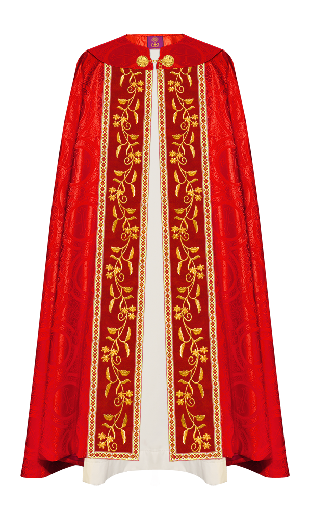 GOTHIC COPE VESTMENTS ORNATED WITH FLORAL DESIGN
