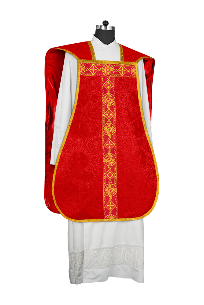 Embroidered Roman Chasuble Vestment