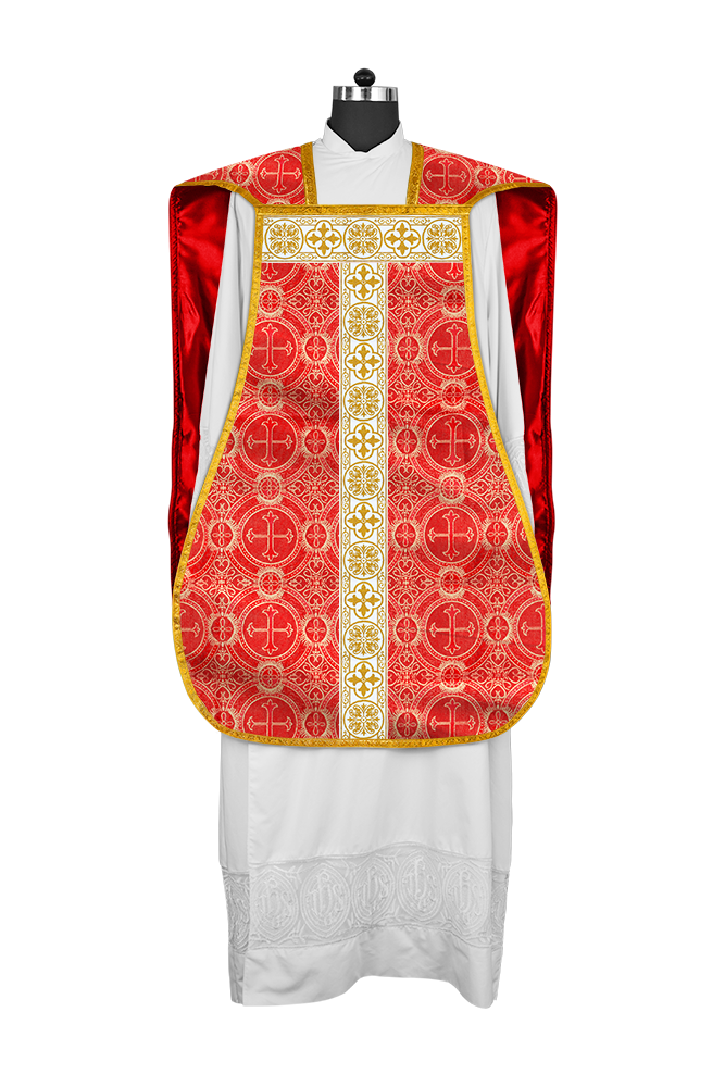 Fiddleback Vestment adorned with lace