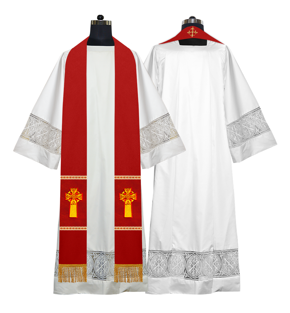 Celtic Cross Motif Gothic Stole