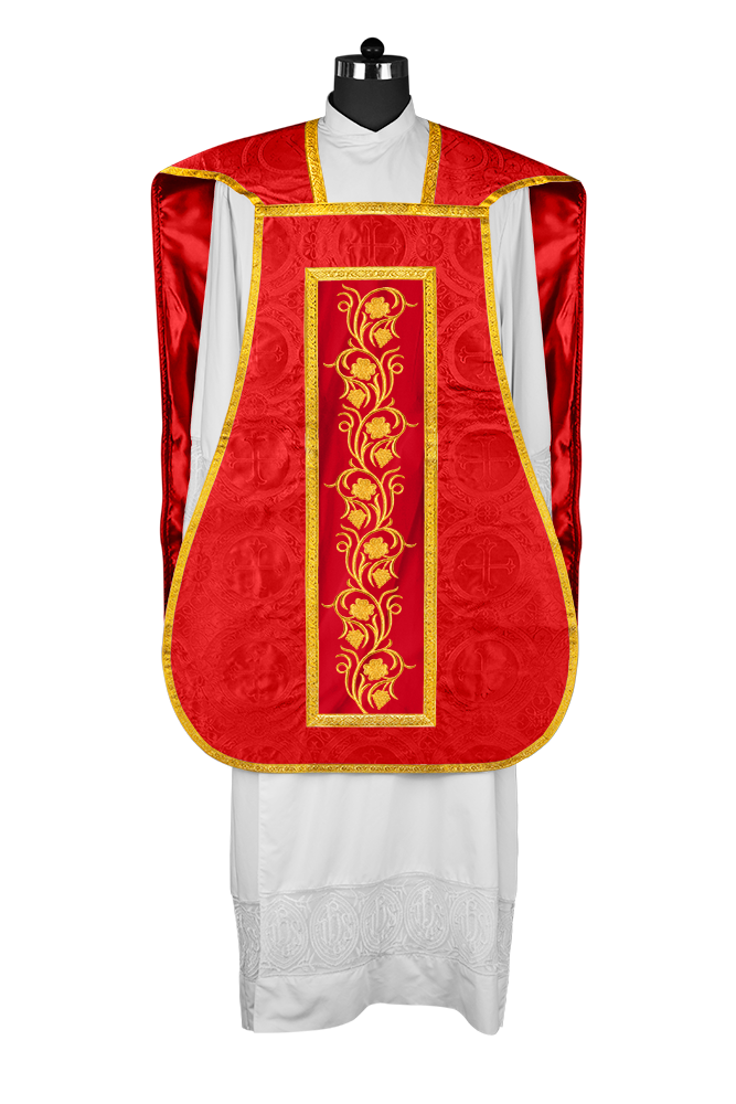 Catholic fiddleback chasuble vestment - Grapes collection