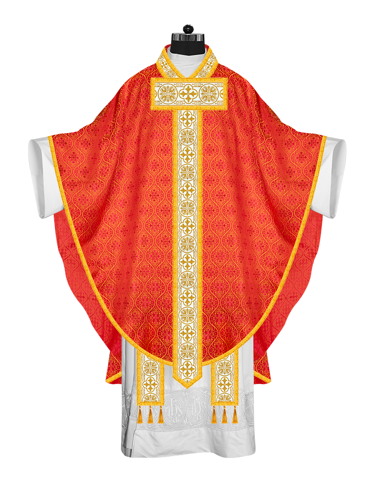 Gothic Chasuble with Elegant Braided orphrey