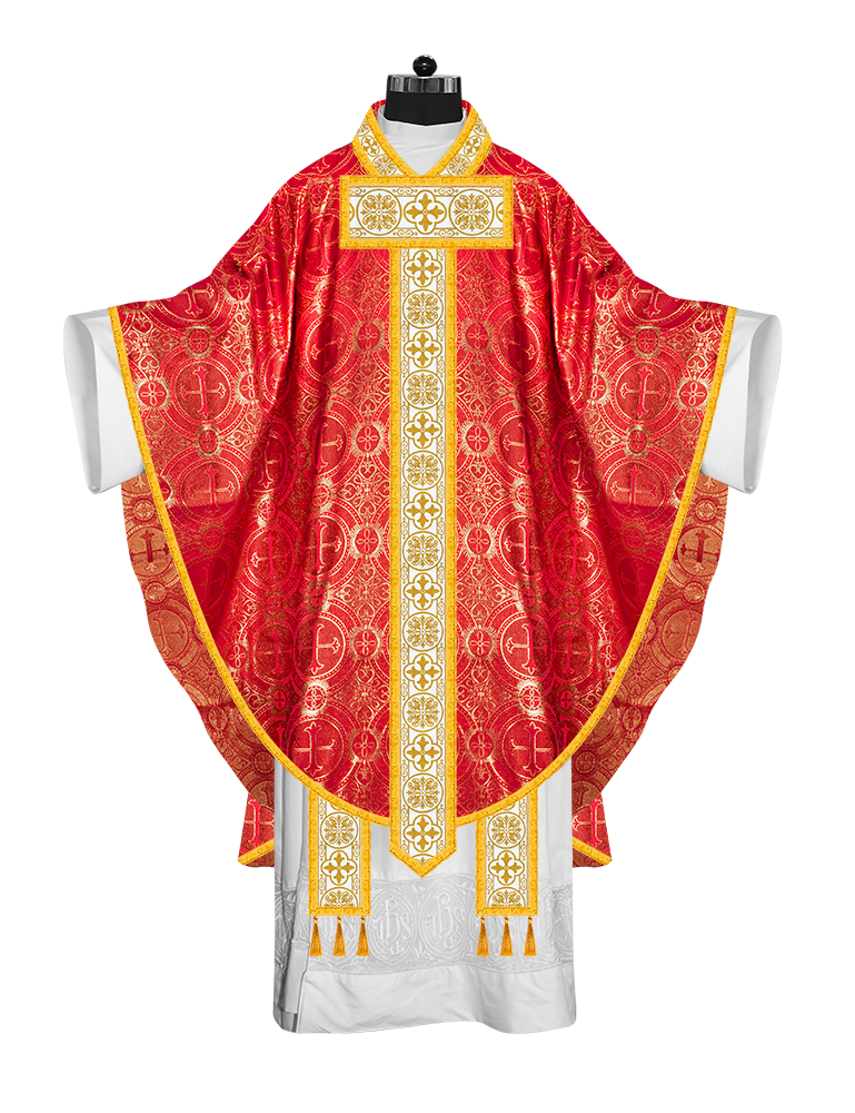 Gothic Chasuble with Elegant Braided orphrey