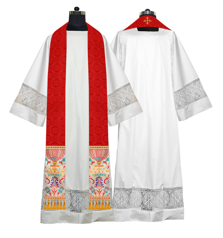 Handmade Liturgical Stole in Coronation Tapestry