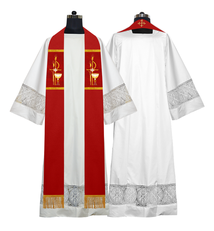 Solemn clergy overlay stole