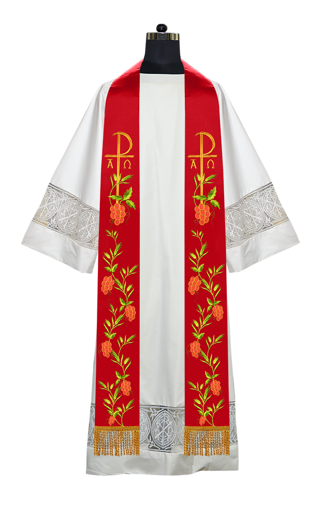 Clergy Stoles with Golden Embroidery