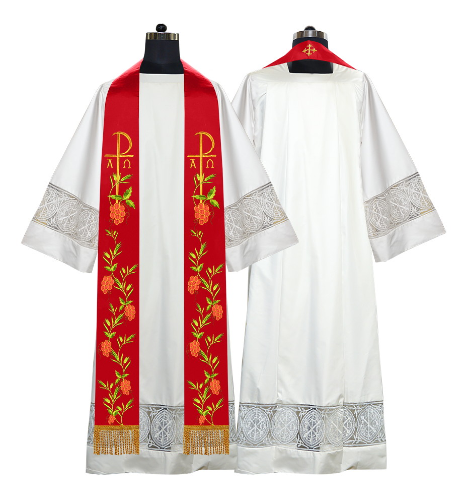 Clergy Stoles with Golden Embroidery