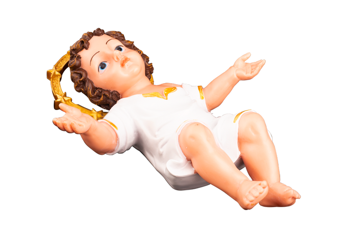 12" Infant Child Jesus with Golden Halo Statue