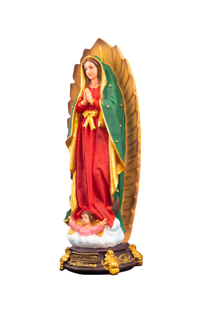12" Our Lady of Guadalupe Statue