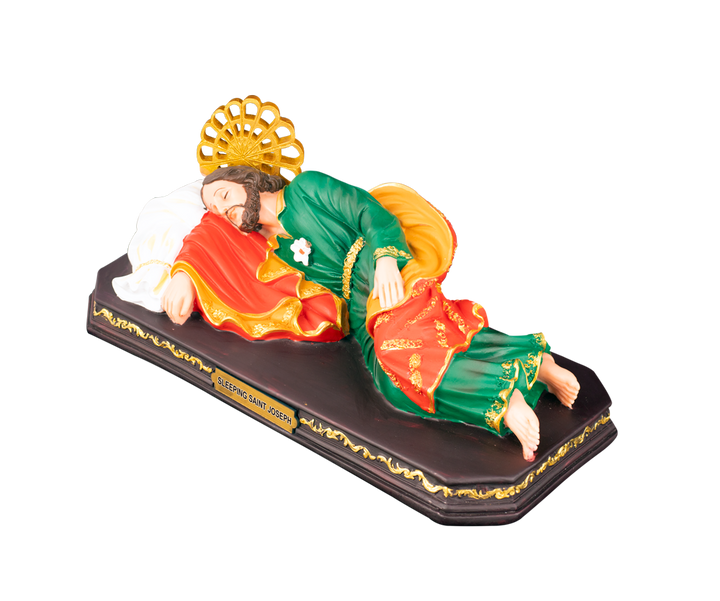 12" Peaceful Sleeping Saint Joseph Statue