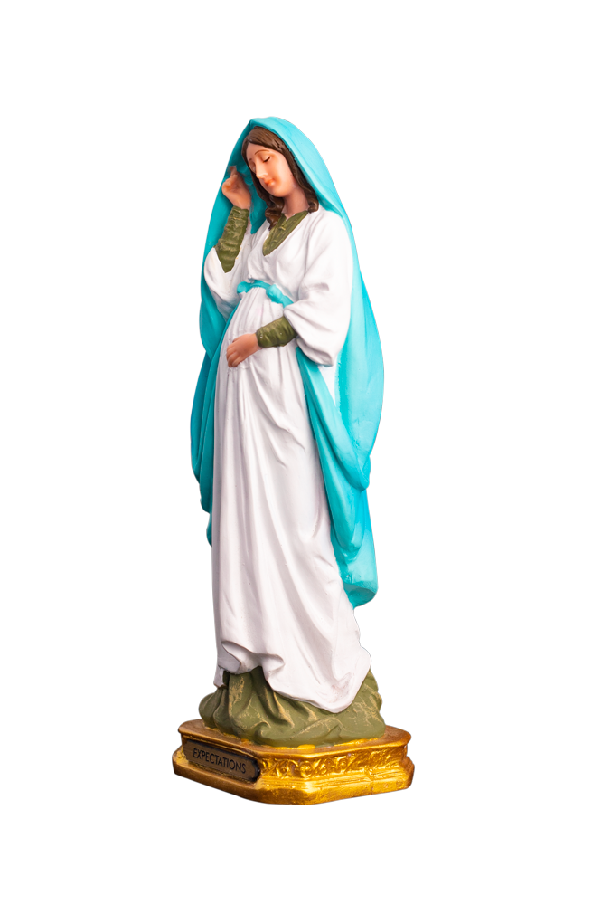 9" Mother Mary in Expectation Statue