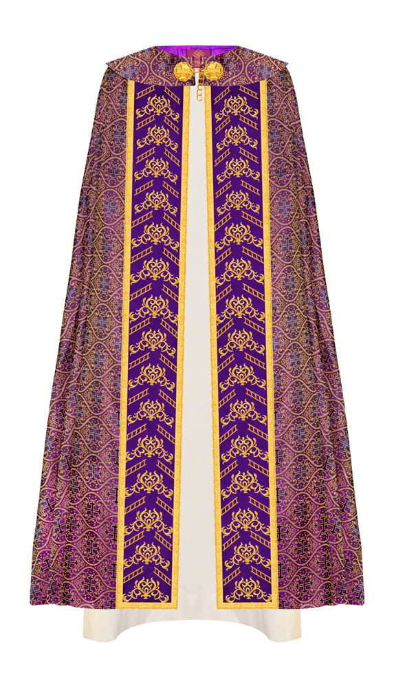 GOTHIC COPE WITH EMBROIDERED ORPHREY