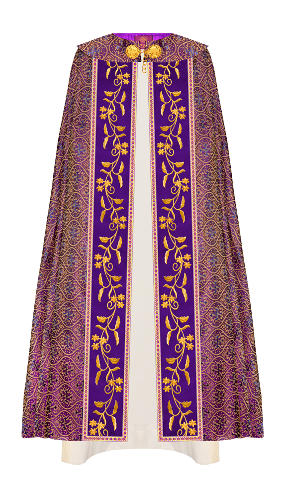 GOTHIC COPE VESTMENTS ORNATED WITH FLORAL DESIGN