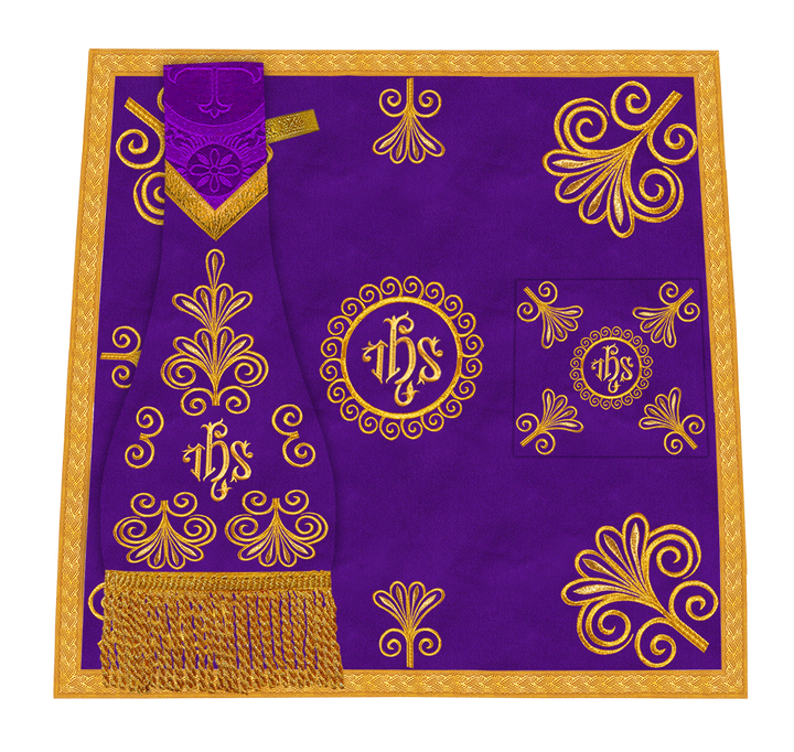 Elegant mass set with rich embroidery - Flourish collection