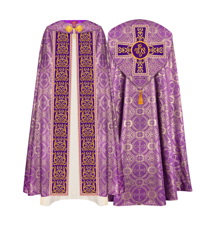 GOTHIC COPE VESTMENTS WITH ADORNED ORPHREY