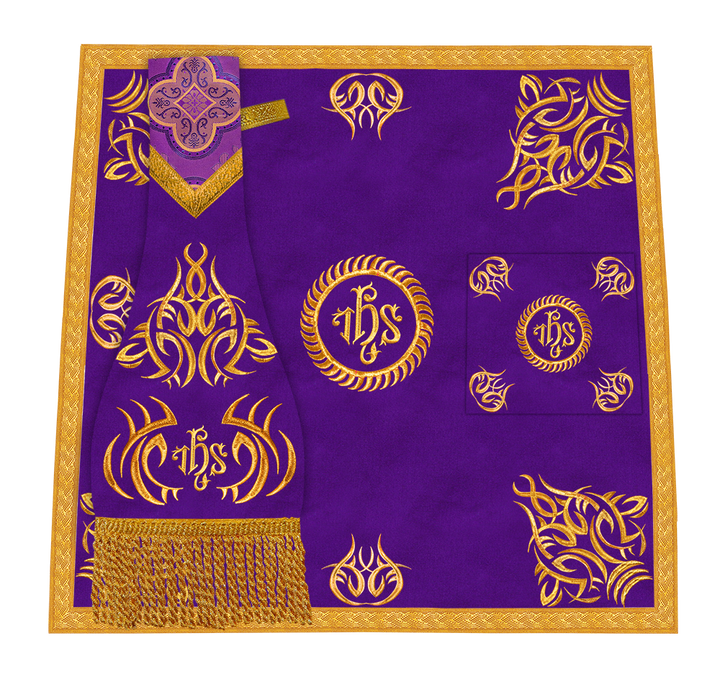 Marvelous mass set with Golden Embroidery - Angelic collection