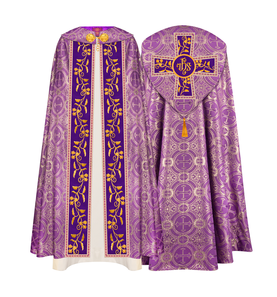 GOTHIC COPE VESTMENTS ORNATED WITH FLORAL DESIGN