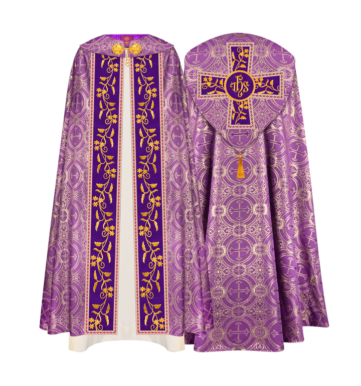 GOTHIC COPE VESTMENTS ORNATED WITH FLORAL DESIGN
